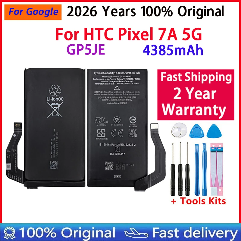 2026 Years New 4385mAh GP5JE battery For HTC Pixel 7A 5G Phone Replacement Battery GP5JE For Google Pixel 7A Batteries Bateria
2026 Years New 4385mAh GP5JE battery For HTC Pixel 7A 5G Phone Replacement Battery GP5JE For Google Pixel 7A Batteries Bateria