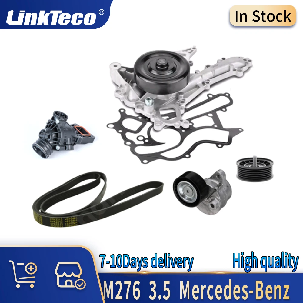 Engine Parts Water Pump Tensioner Pulley Thermostat & Housing Kit 3.5 M276 Gas 11-15 DOHC For MERCEDES-BENZ W204 W212 S212 W221
Engine Parts Water Pump Tensioner Pulley Thermostat & Housing Kit 3.5 M276 Gas 11-15 DOHC For MERCEDES-BENZ W204 W212 S212 W221