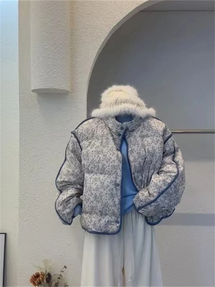Cute Floral ort down Jaet Women's Sle Winter Coat Korean Loose Fit Cotton Padded Unique Sli Outerwear
Cute Floral ort down Jaet Women's Sle Winter Coat Korean Loose Fit Cotton Padded Unique Sli Outerwear