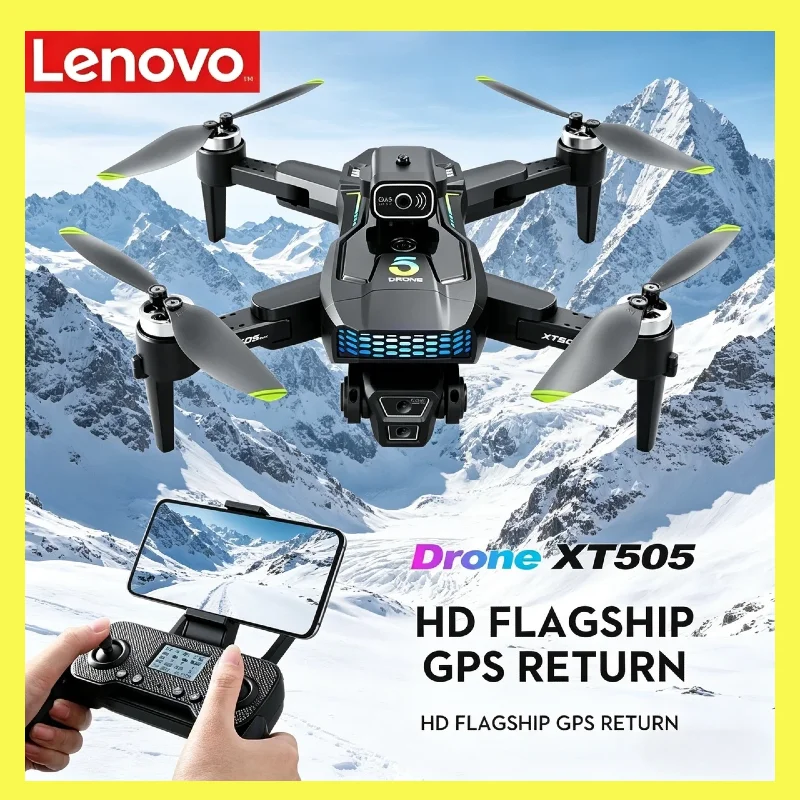 Lenovo XT505 5G GPS Brushless Foldable RC Quadcopter Professional Aerial Camera Gimbal Dual WiFi Optical Flow Drone
Lenovo XT505 5G GPS Brushless Foldable RC Quadcopter Professional Aerial Camera Gimbal Dual WiFi Optical Flow Drone