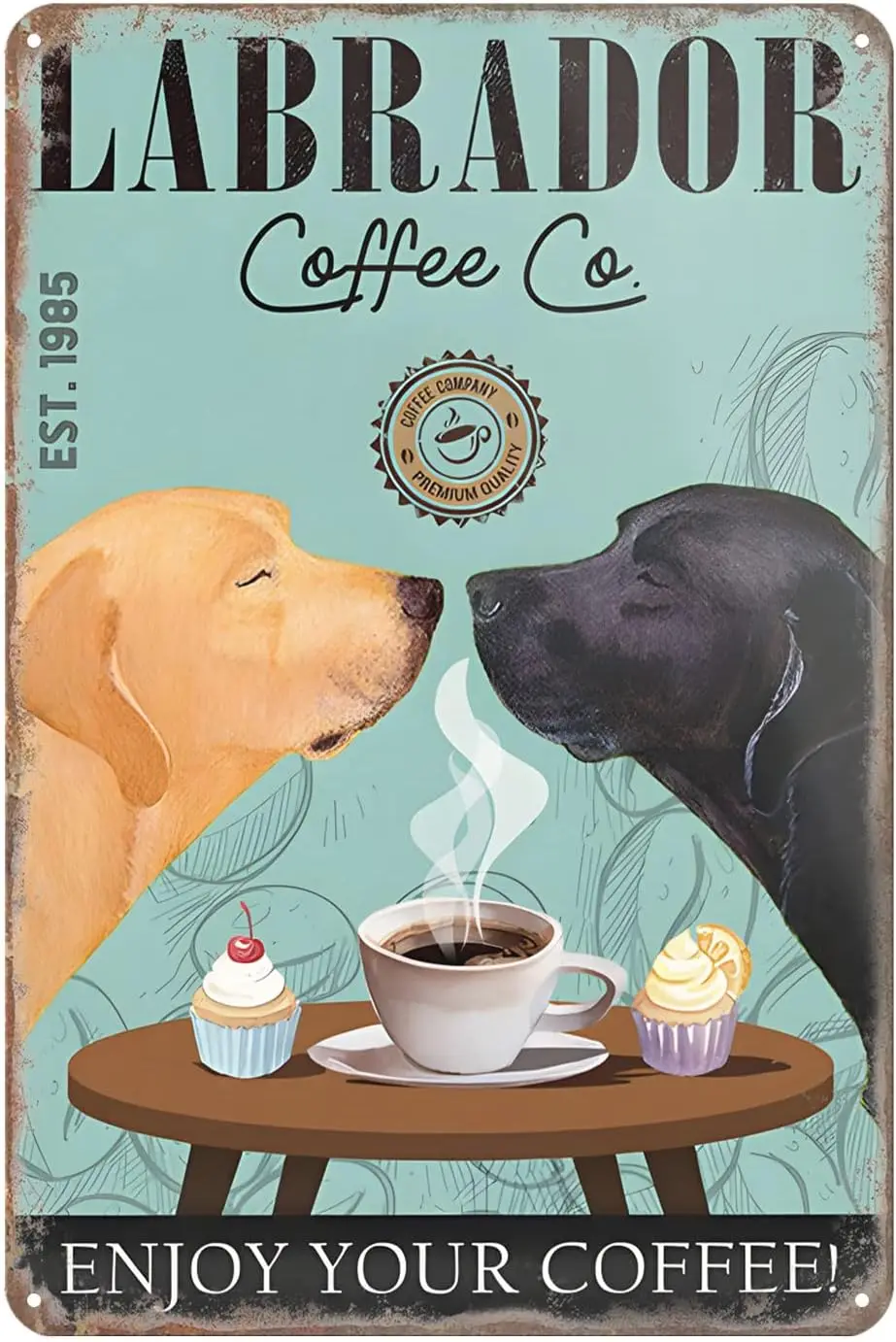 Vintage Tin Sign Labrador Retriever Dogenjoy Your Coffee Retro Decor Metal Sign Home Kitchen Bar Farmhouse Ranch Cafe
Vintage Tin Sign Labrador Retriever Dogenjoy Your Coffee Retro Decor Metal Sign Home Kitchen Bar Farmhouse Ranch Cafe