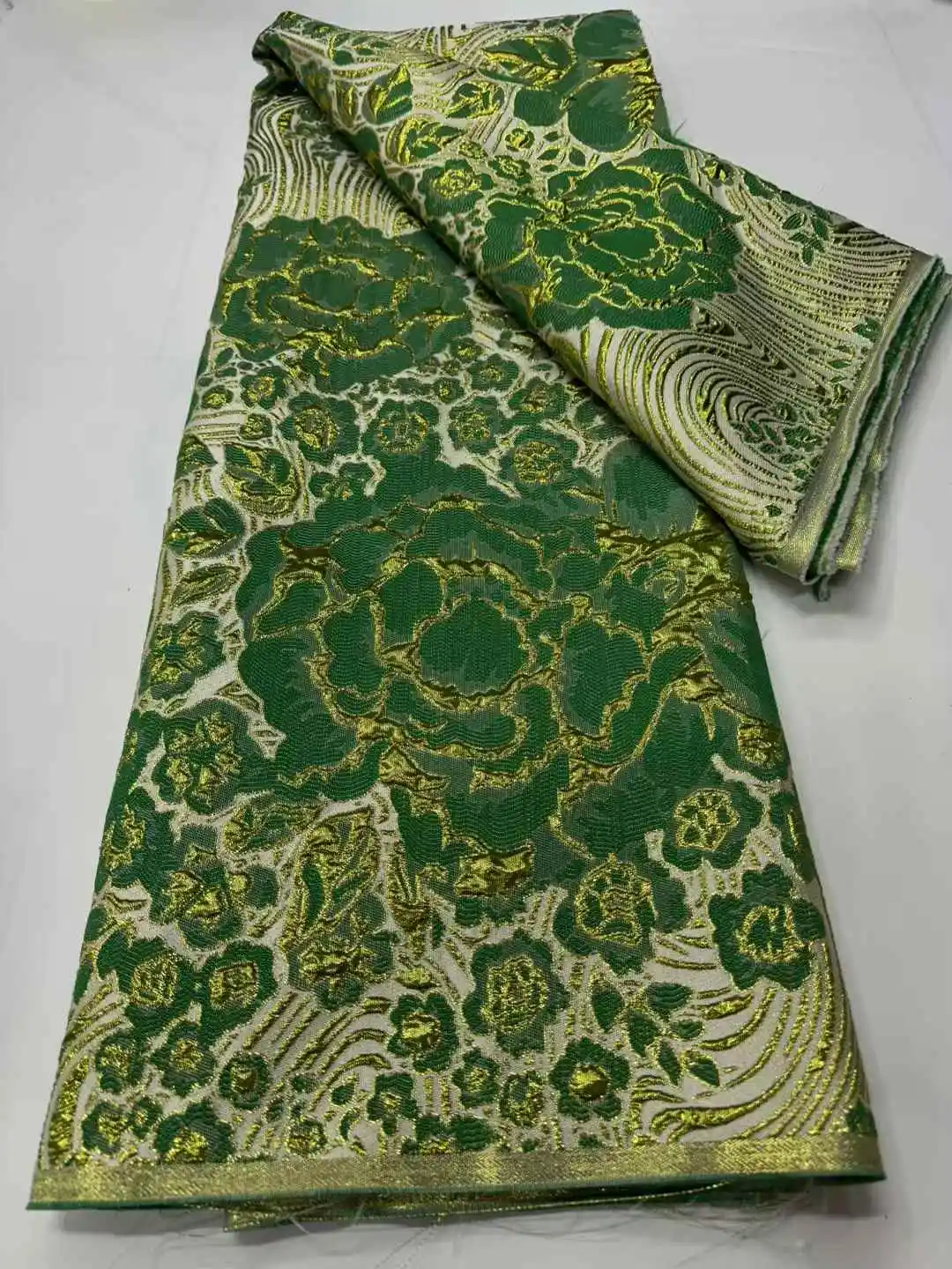 New Design Nigeria Brocade Jacquard Lace Fabric 2025 High Quality African Fabric Lace French Lace Fabric For Women Wedding Dress
New Design Nigeria Brocade Jacquard Lace Fabric 2025 High Quality African Fabric Lace French Lace Fabric For Women Wedding Dress