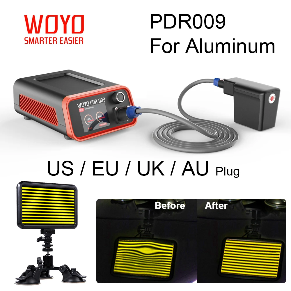 Детали WOYO PDR009 и PDR для алюминиевого автомобильного корпуса, инструменты для ремонта вмятин автомобиля, наборы PDR
Детали WOYO PDR009 и PDR для алюминиевого автомобильного корпуса, инструменты для ремонта вмятин автомобиля, наборы PDR