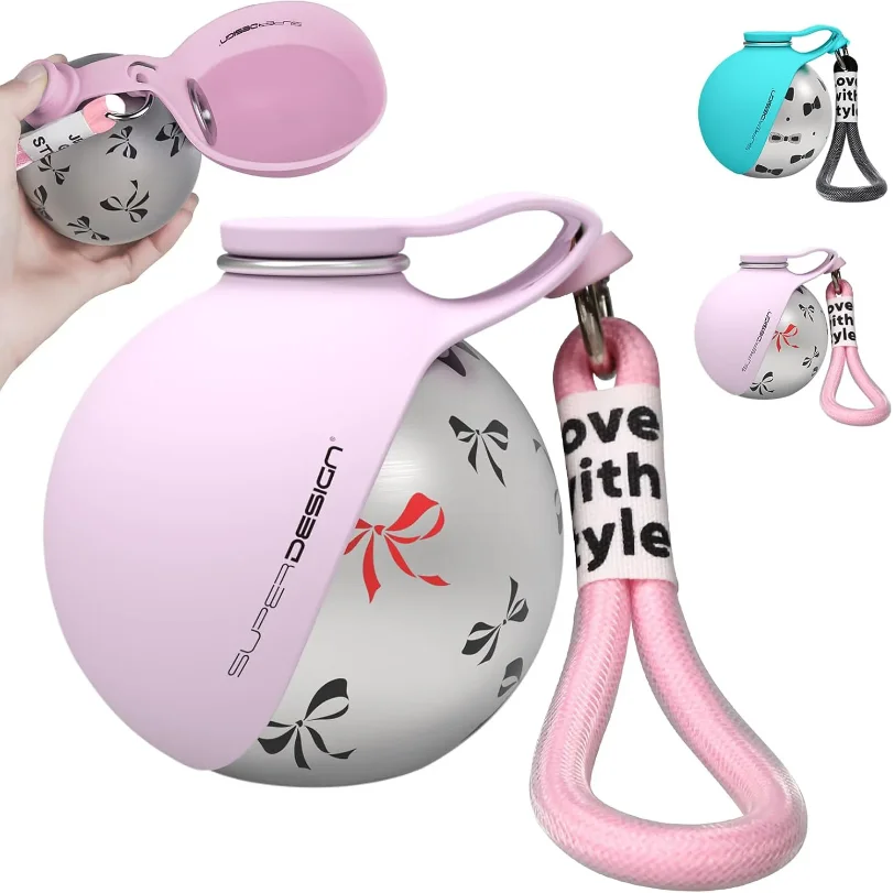 Portable Dog Water Bottle for Small Dogs Leak-Proof & Compact Dog Travel Water Bottle -Stainless Steel Bottle & Silicone Bowl
Portable Dog Water Bottle for Small Dogs Leak-Proof & Compact Dog Travel Water Bottle -Stainless Steel Bottle & Silicone Bowl