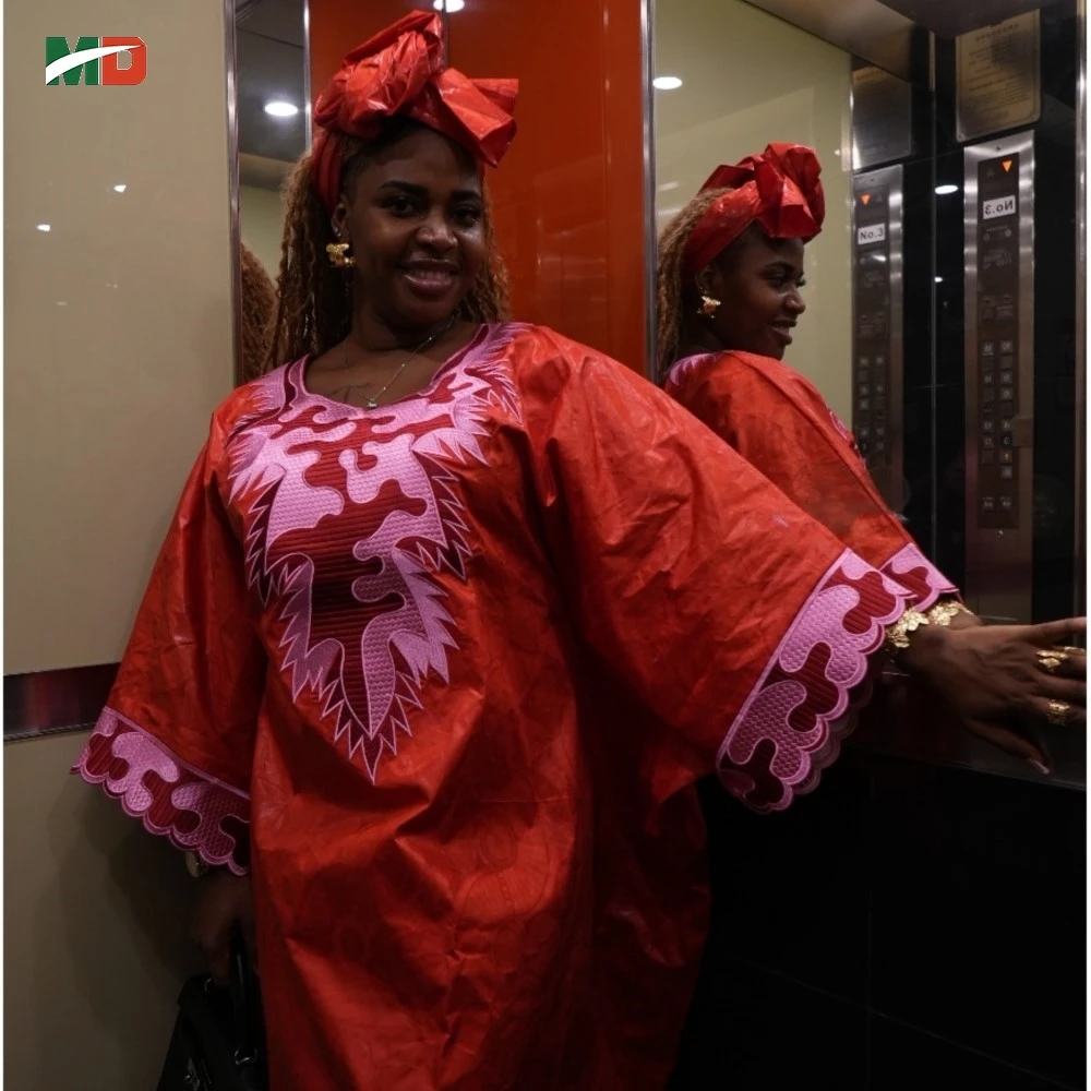 MD African Clothes Plus Size For Women Elegant Dresses Africa Embroidery Party Wedding Dress Red Daily Wear Summer Musilm Gown
MD African Clothes Plus Size For Women Elegant Dresses Africa Embroidery Party Wedding Dress Red Daily Wear Summer Musilm Gown
