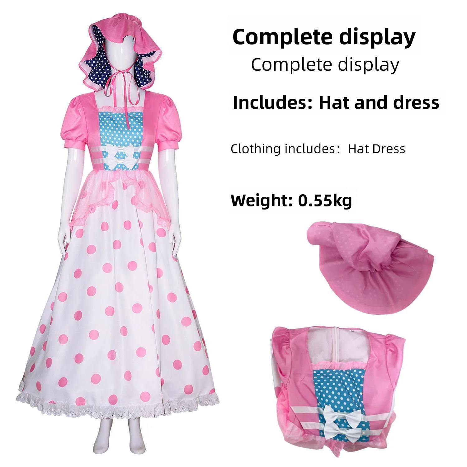 Toy S Cosplay Costume Pink Long Dr epherd Girl loween Performance Clothing Women's Traditional Chinese Costume
Toy S Cosplay Costume Pink Long Dr epherd Girl loween Performance Clothing Women's Traditional Chinese Costume