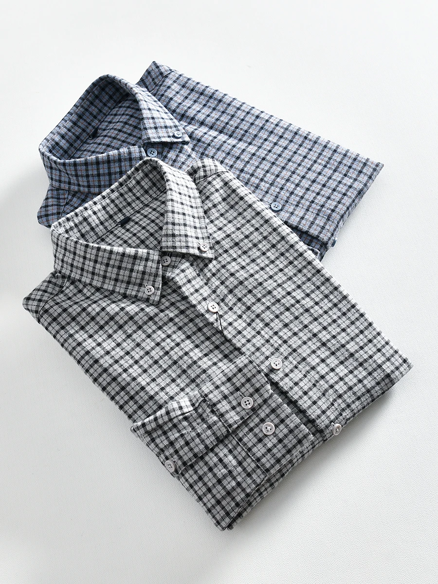 Washed Long Sleeve Men's Shirt Soft Flannel Plaid 100% Cotton Autumn Fashion Urban Style Moisture Wicking Standard Fit
Washed Long Sleeve Men's Shirt Soft Flannel Plaid 100% Cotton Autumn Fashion Urban Style Moisture Wicking Standard Fit