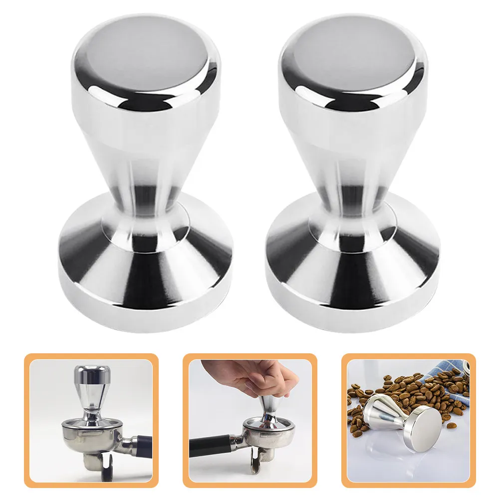 2Pcs Stainless Steel Espresso Tamper Flat Base Coffee Press Hammer for Commercial Use Enhanced Flavor Extraction
2Pcs Stainless Steel Espresso Tamper Flat Base Coffee Press Hammer for Commercial Use Enhanced Flavor Extraction