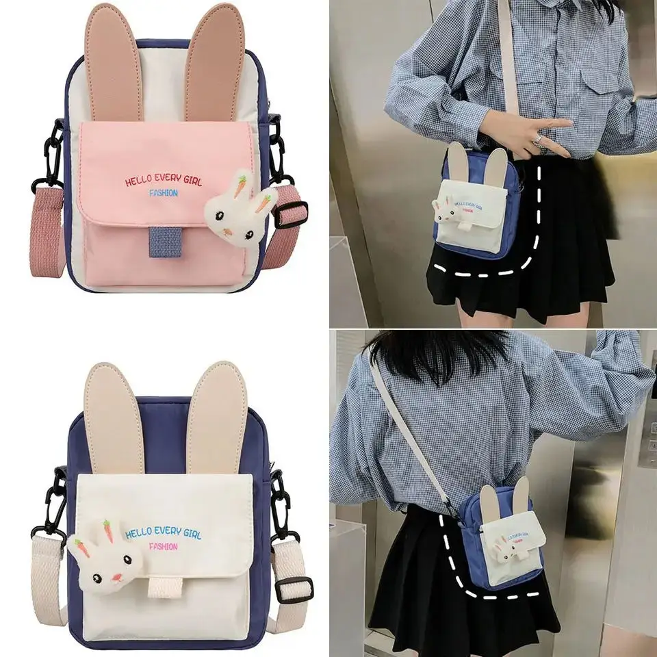 Cute Rabbit Shoulder Bag Messenger Bag For Women Girl Student Outdoor Travel Casual Handbag Bag Small Pouch Wallet Messenger Bag
Cute Rabbit Shoulder Bag Messenger Bag For Women Girl Student Outdoor Travel Casual Handbag Bag Small Pouch Wallet Messenger Bag