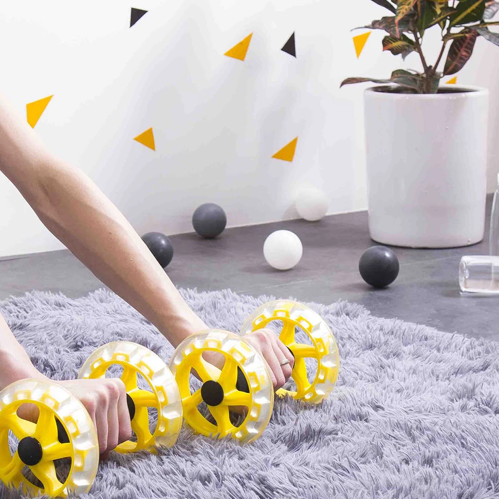 Fitness Wheel Durable Lightweight Double Wheels Non Slip Yellow Machine Burn Calories Build Muscle Ab Workout Exercise Device
Fitness Wheel Durable Lightweight Double Wheels Non Slip Yellow Machine Burn Calories Build Muscle Ab Workout Exercise Device