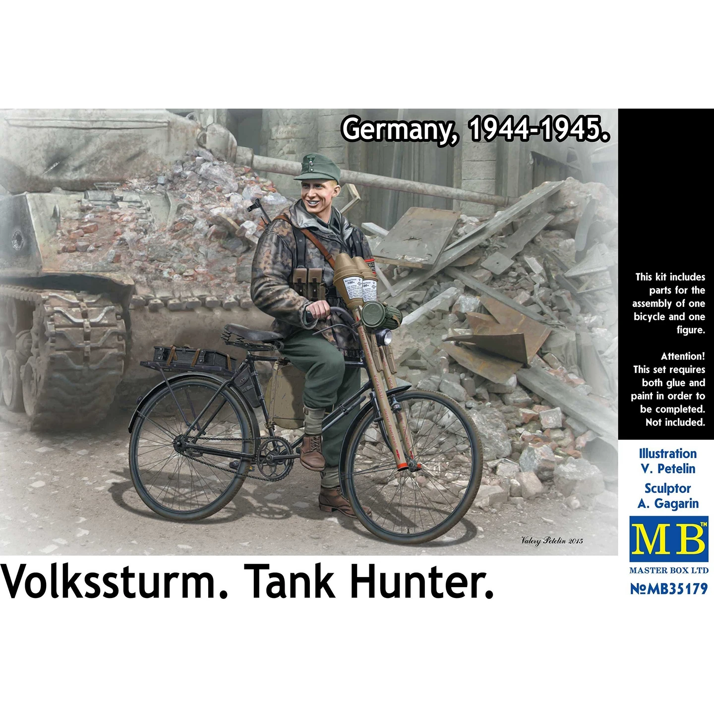 MB Assembled Model 1/35 German People's Stormtrooper Anti-tank Mb35179
MB Assembled Model 1/35 German People's Stormtrooper Anti-tank Mb35179
