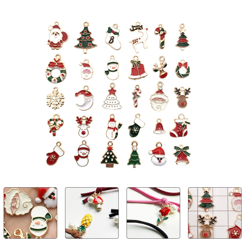 60pcs Diy Jewelry Making Pendants Alloy Christmas Charms Mini Earring Decorative Components Skin-Friendly Durable For Women
60pcs Diy Jewelry Making Pendants Alloy Christmas Charms Mini Earring Decorative Components Skin-Friendly Durable For Women