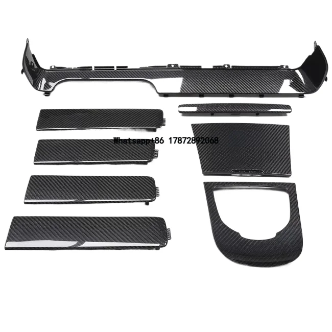 For G63 W464 Dry Carbon Interior Trims Console Panel Cover Dashboard 8Pcs Style
For G63 W464 Dry Carbon Interior Trims Console Panel Cover Dashboard 8Pcs Style