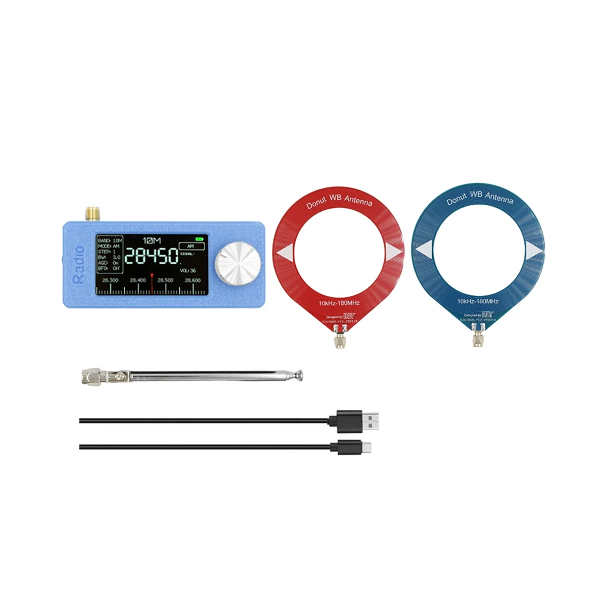 ASJQ-SI4732 Полнодиапазонное радио 10 кГц-180 МГц, мини-карманное радио USB, AM, FM, с антенной
ASJQ-SI4732 Полнодиапазонное радио 10 кГц-180 МГц, мини-карманное радио USB, AM, FM, с антенной
