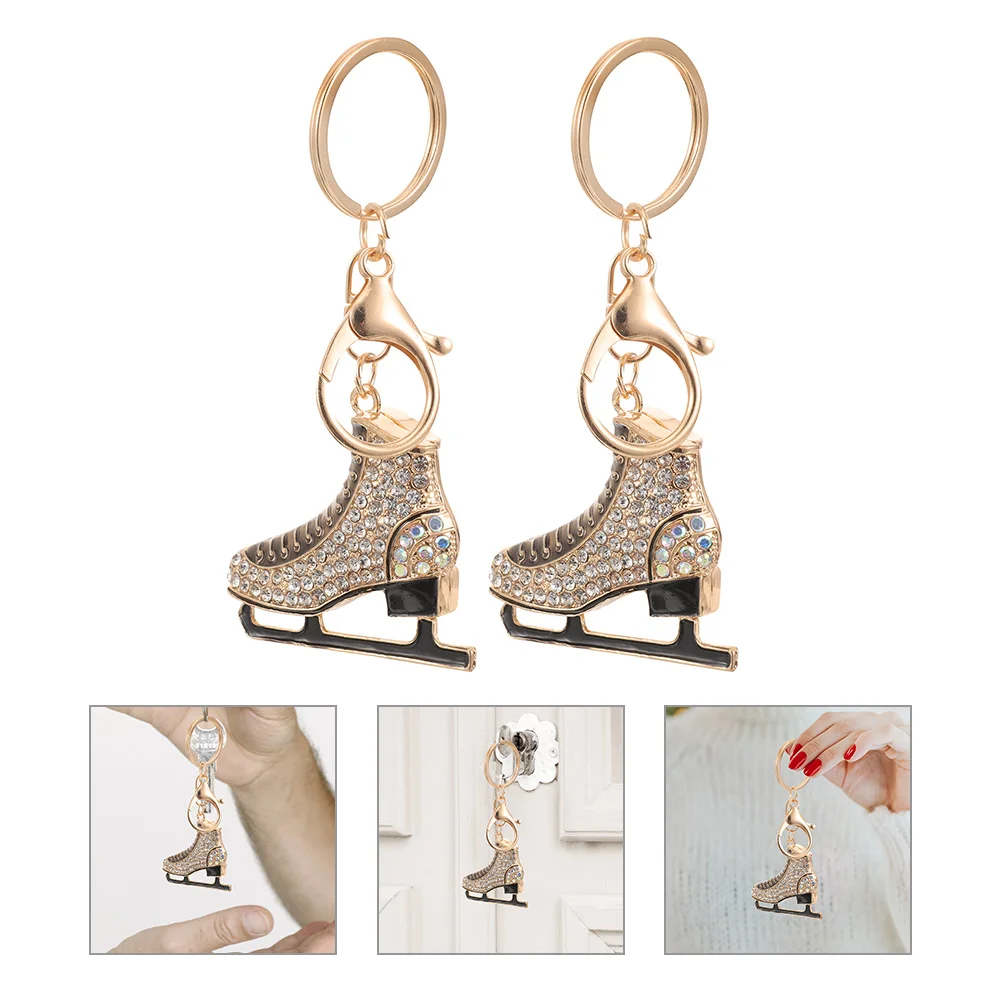2 Pcs Skating Keychain Ice Skates Design Metal Holders Hanging Decorations Gifts Birthday Room Toys Bag Pendants Key Rings
2 Pcs Skating Keychain Ice Skates Design Metal Holders Hanging Decorations Gifts Birthday Room Toys Bag Pendants Key Rings