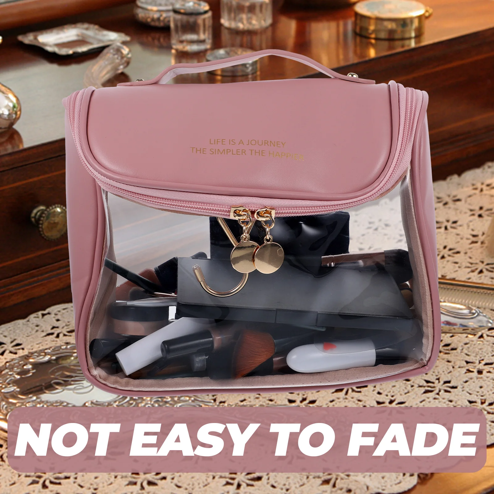 Bag Large Capacity Travel Toiletry Case for Women Hanging Makeup Organizer Portable PVC PU Nylon Storage Bag
Bag Large Capacity Travel Toiletry Case for Women Hanging Makeup Organizer Portable PVC PU Nylon Storage Bag