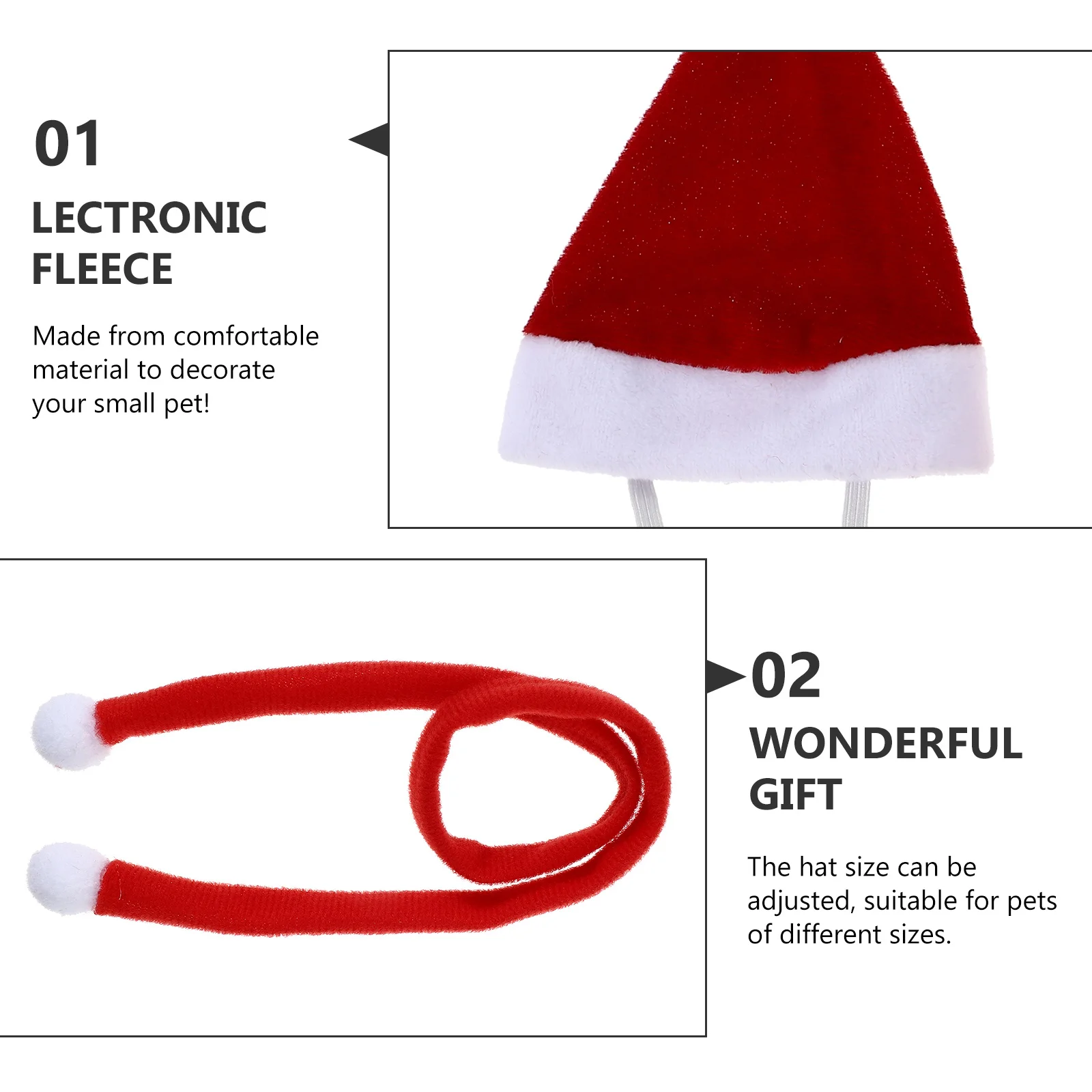 1 set Hat Scarf Set For Small Pet Adjustable Mini Xmas Hat Scarf Xmas Costume Festive Party Decoration Photo Props
1 set Hat Scarf Set For Small Pet Adjustable Mini Xmas Hat Scarf Xmas Costume Festive Party Decoration Photo Props