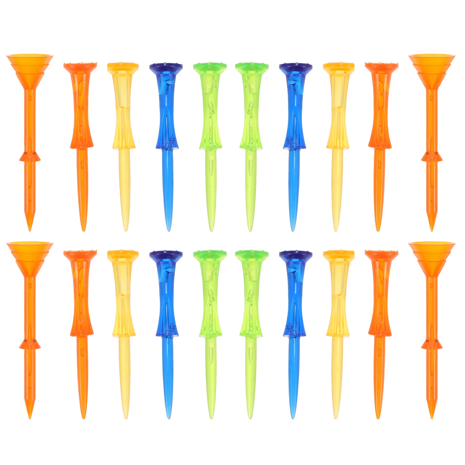20pcs Tees Plastic Durable Reusable Tall Western Golf Small Golf Spikes Ball Holders Spikes Supplies Practice Course
20pcs Tees Plastic Durable Reusable Tall Western Golf Small Golf Spikes Ball Holders Spikes Supplies Practice Course
