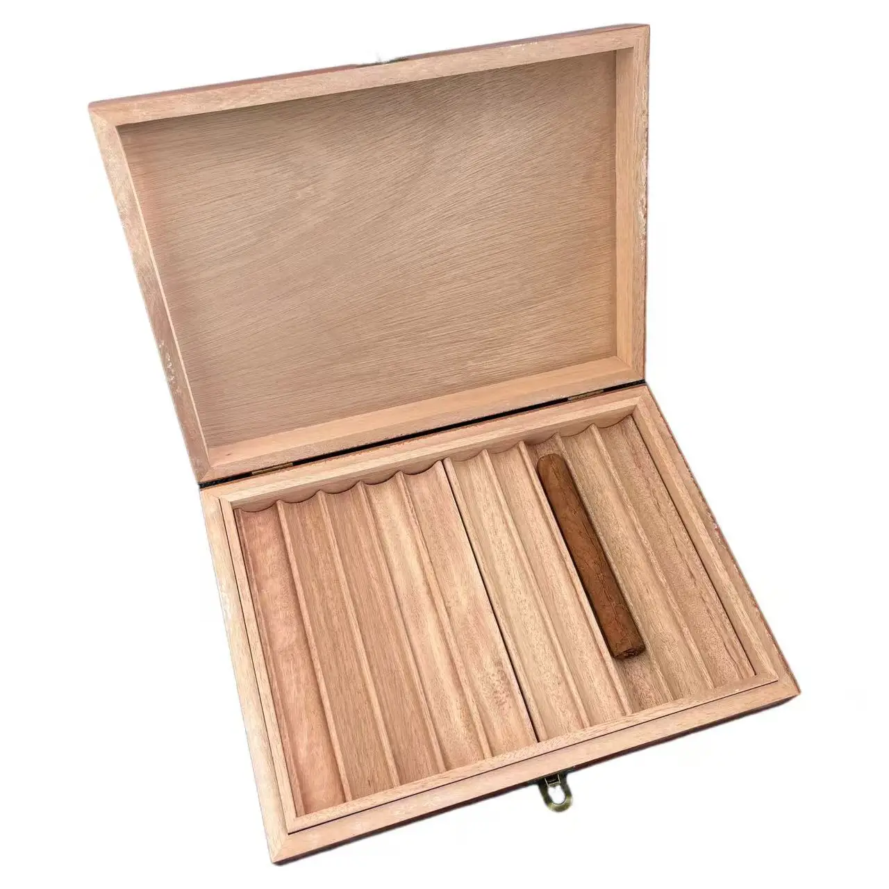 Custom Luxury Wooden Cigar Box|Rectangle Hinged Lid Storage Box|Premium Natural Wood Packaging
Custom Luxury Wooden Cigar Box|Rectangle Hinged Lid Storage Box|Premium Natural Wood Packaging