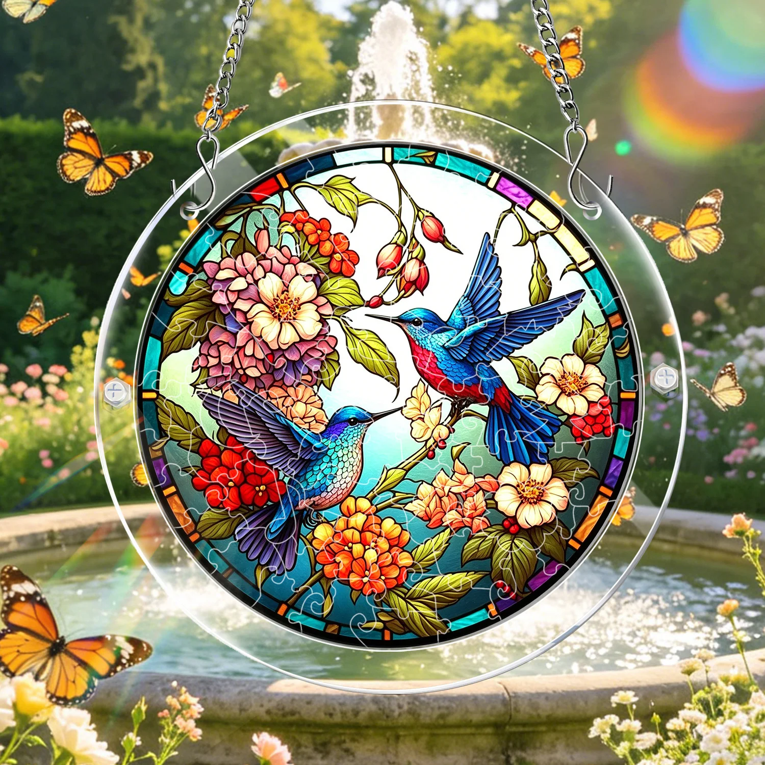 Waterproof Acrylic Bird Sun Catcher Rainbow Projection Hanging Charm for Window Garden Balcony Outdoor Party Decor
Waterproof Acrylic Bird Sun Catcher Rainbow Projection Hanging Charm for Window Garden Balcony Outdoor Party Decor