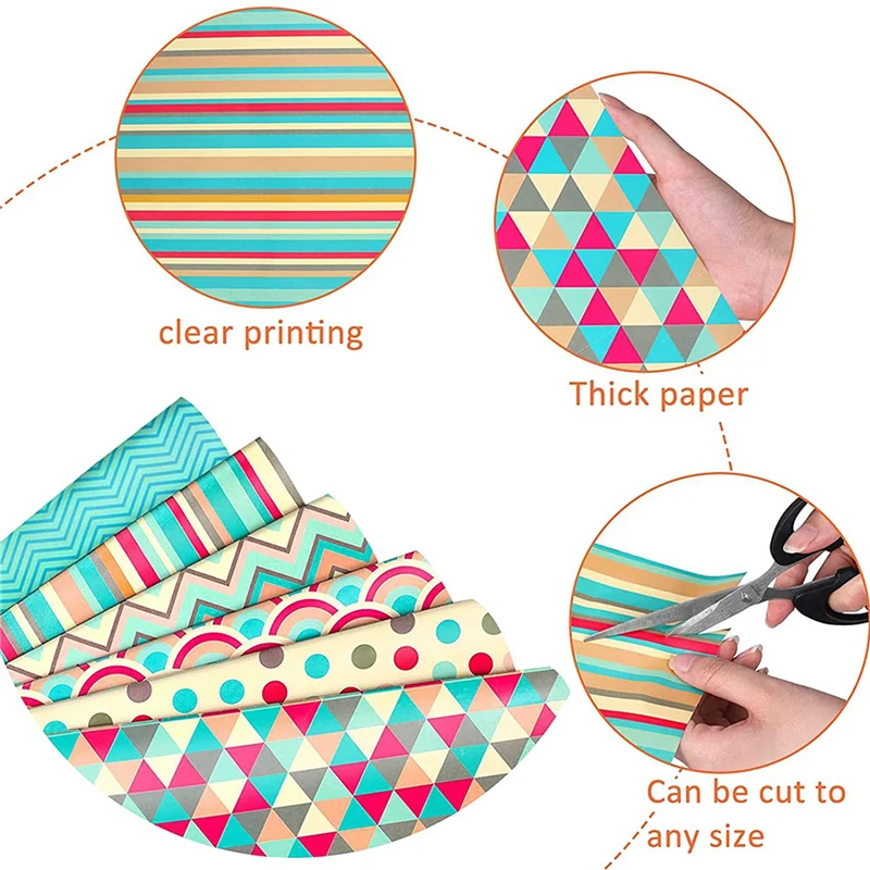 Wrapping Paper Sheets,For Christmas Birthday Party Wrapping Paper Set 24Pcs Gift Wrap Papers,Present Gift Wrapping Paper
Wrapping Paper Sheets,For Christmas Birthday Party Wrapping Paper Set 24Pcs Gift Wrap Papers,Present Gift Wrapping Paper