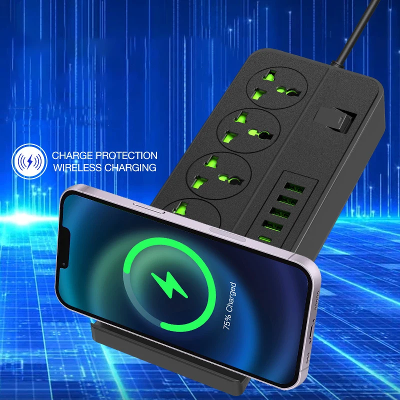 10-Port Type-C USB Power Strip EU US UK Plug Wireless Phone Charger Fast Charging Extension Cord Electrical Socket Phone Stander
10-Port Type-C USB Power Strip EU US UK Plug Wireless Phone Charger Fast Charging Extension Cord Electrical Socket Phone Stander