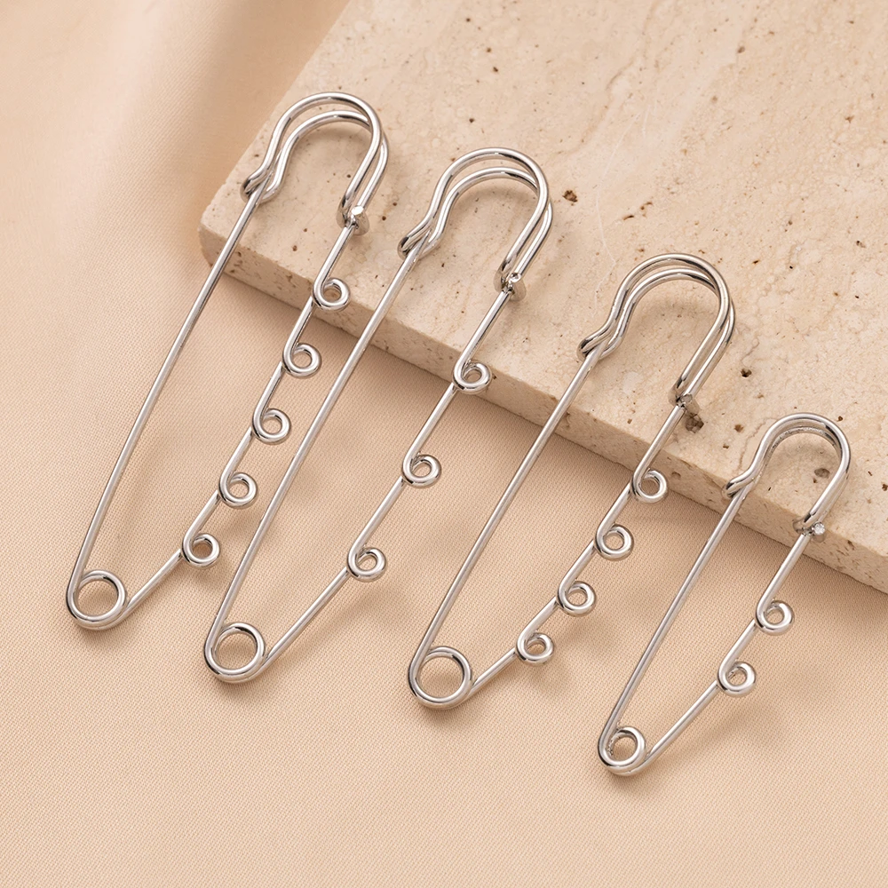 10pcs/Lot Safety Pins Brooch Blank Base 1/2/3/4/5 Rings Connectors For DIY Handmade Jewelry Making Supplies Accessories Crafts
10pcs/Lot Safety Pins Brooch Blank Base 1/2/3/4/5 Rings Connectors For DIY Handmade Jewelry Making Supplies Accessories Crafts