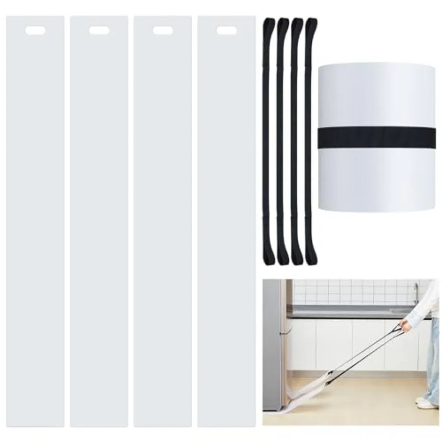 Set Long Appliance Slider with Pull Strap Appliance Mover with Handle Plastic Moving Furniture Gliders Heavy Duty Sliding Sheet
Set Long Appliance Slider with Pull Strap Appliance Mover with Handle Plastic Moving Furniture Gliders Heavy Duty Sliding Sheet