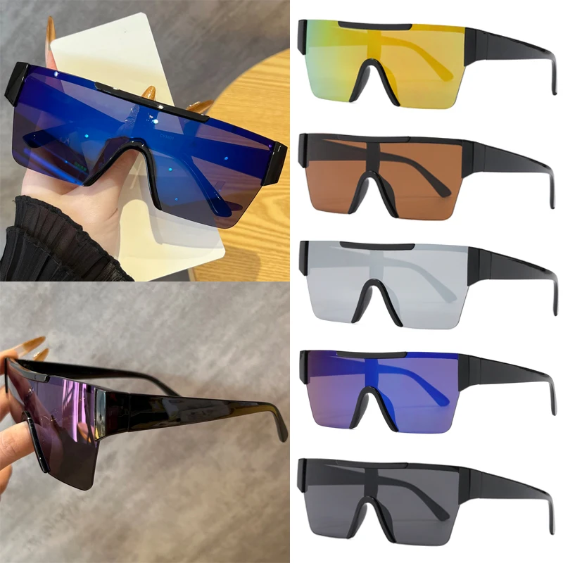 5pcs Pack Square Oversize Frame Sunglasses Women Simple Designer Windproof Eyeglasses Mirror Lens Anti UV Glasses Female Unisex
5pcs Pack Square Oversize Frame Sunglasses Women Simple Designer Windproof Eyeglasses Mirror Lens Anti UV Glasses Female Unisex