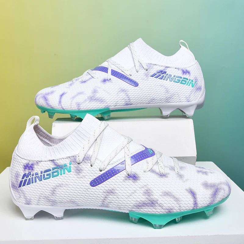 Outdoor Professional Soccer Boots Sturdy Ankle Wrap Breathable Anti Slip Studded Design Men Football Game Training Shoes
Outdoor Professional Soccer Boots Sturdy Ankle Wrap Breathable Anti Slip Studded Design Men Football Game Training Shoes