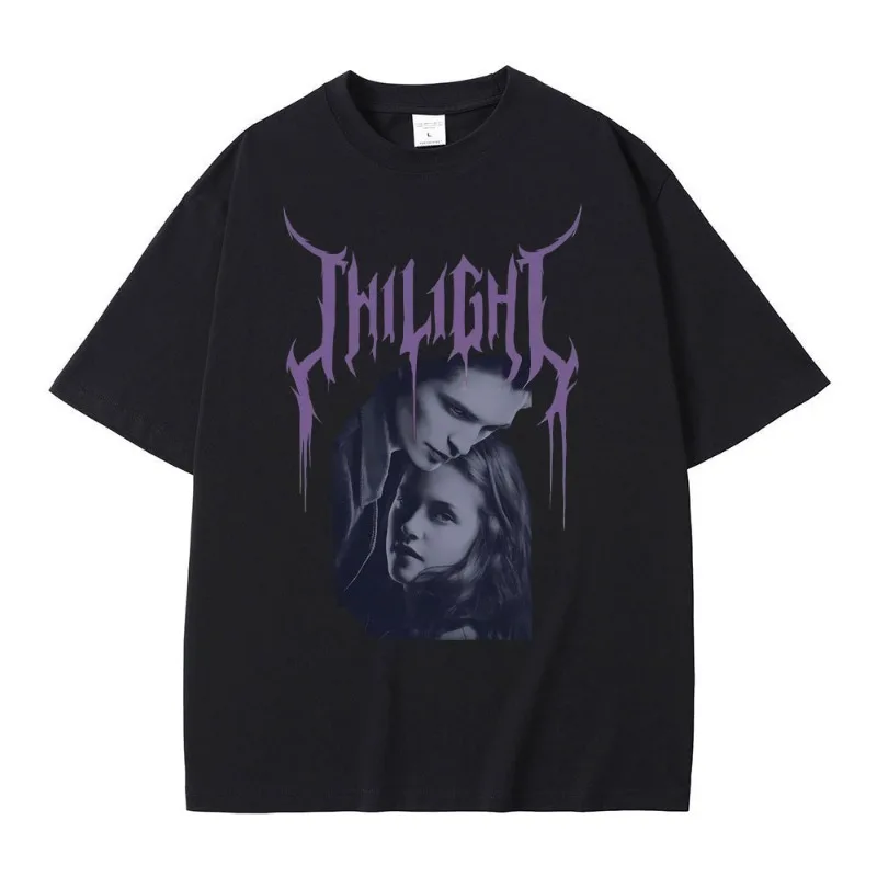 The Movie Series' Twilight 'features Bella and Edward Cullen's Four Season Pure Cotton T-shirts and Men's and Women's Streetwear
The Movie Series' Twilight 'features Bella and Edward Cullen's Four Season Pure Cotton T-shirts and Men's and Women's Streetwear