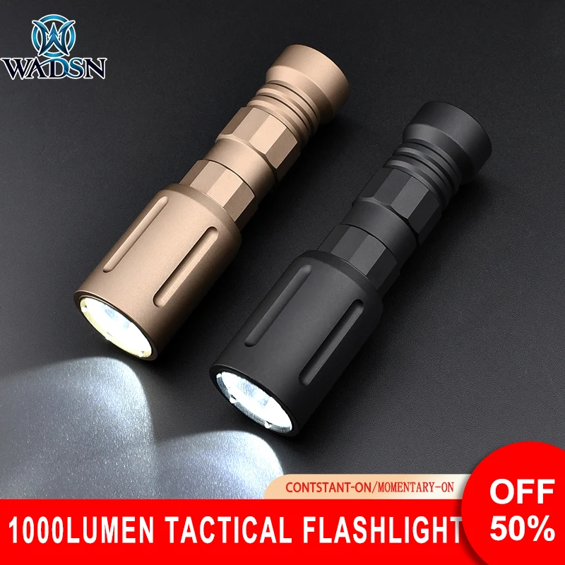 WADSN ModL Tactical Led Powerful Flashlight 1000Lumen Scout Light Airsoft Weapon light For Picatinny Rail AR15 Accessories
WADSN ModL Tactical Led Powerful Flashlight 1000Lumen Scout Light Airsoft Weapon light For Picatinny Rail AR15 Accessories