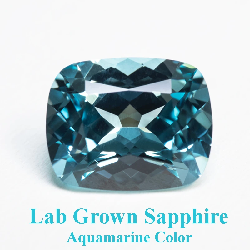 Lab Grown Sapphire Aquamarine Color Rectangular Cushion Shape VVS1 Charms DIY Jewelry Making Material Selectable AGL Certificate
Lab Grown Sapphire Aquamarine Color Rectangular Cushion Shape VVS1 Charms DIY Jewelry Making Material Selectable AGL Certificate