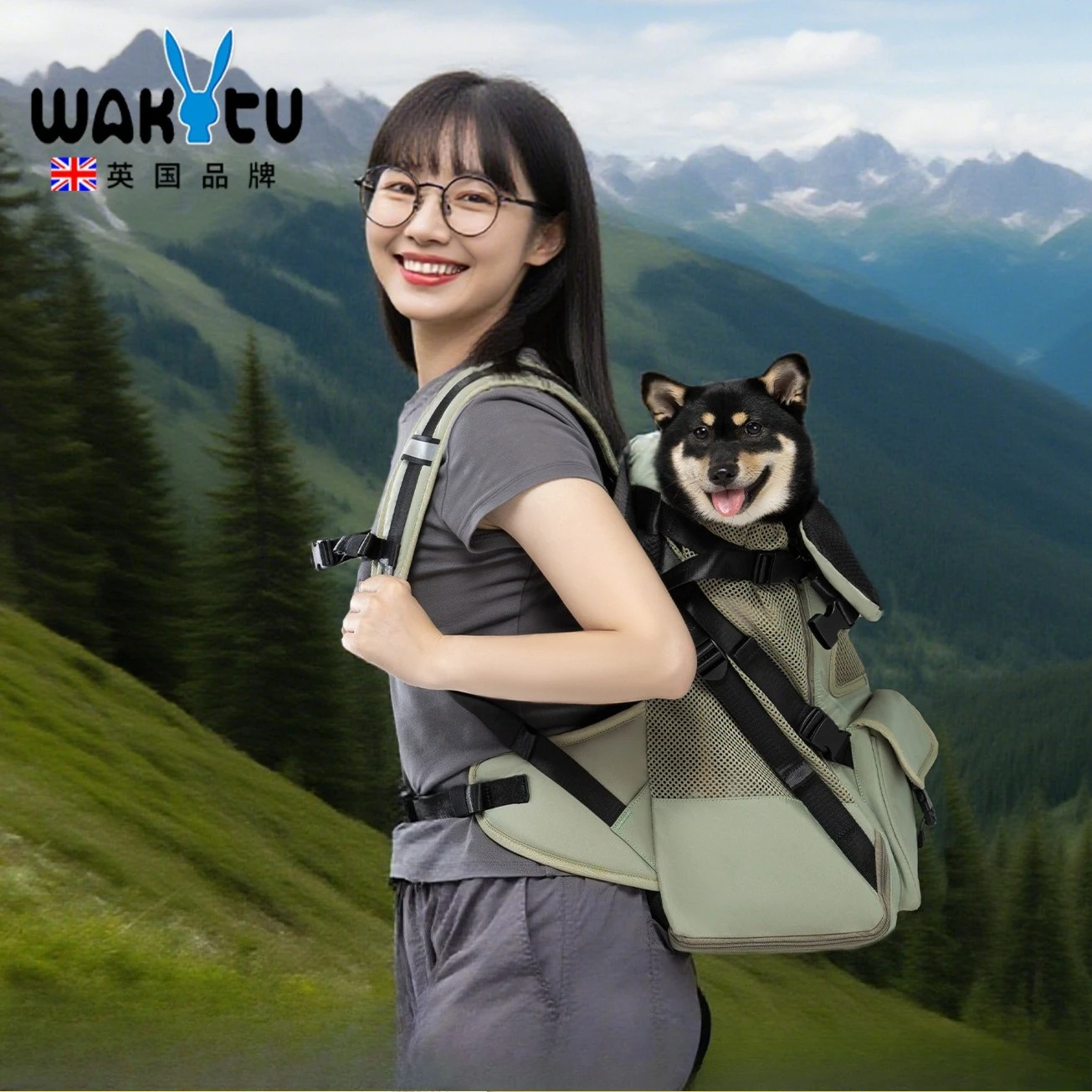 Wakytu UK Pet Vertical Back Backpack Large Capacity Dog Outdoor Mountaineering Bag Small and Medium Dogs Going Backpack
Wakytu UK Pet Vertical Back Backpack Large Capacity Dog Outdoor Mountaineering Bag Small and Medium Dogs Going Backpack