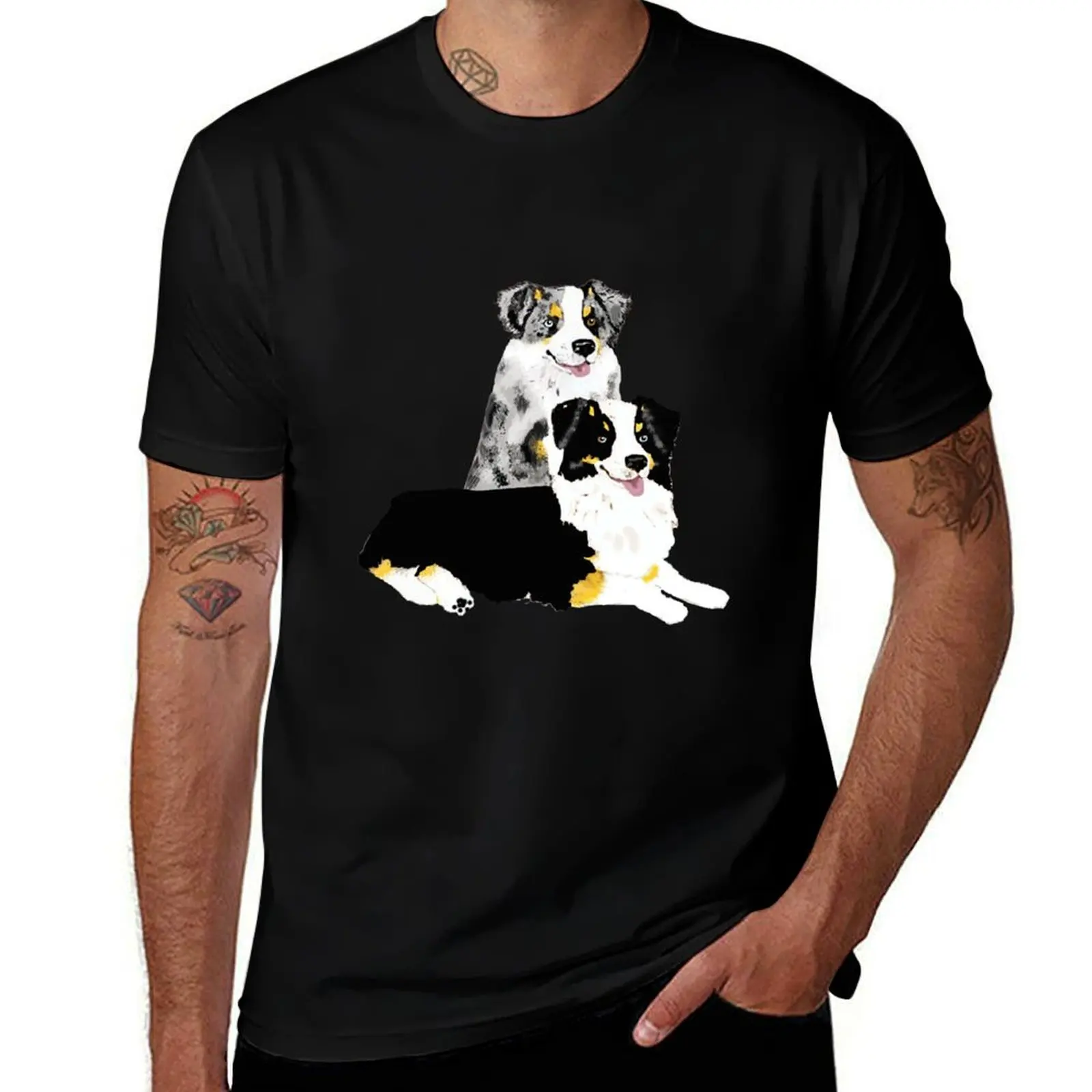Australian Shepherd Pair T-Shirt t shirt man designer funny t shirts dark humor cotton t shirt pack T-shirt
Australian Shepherd Pair T-Shirt t shirt man designer funny t shirts dark humor cotton t shirt pack T-shirt
