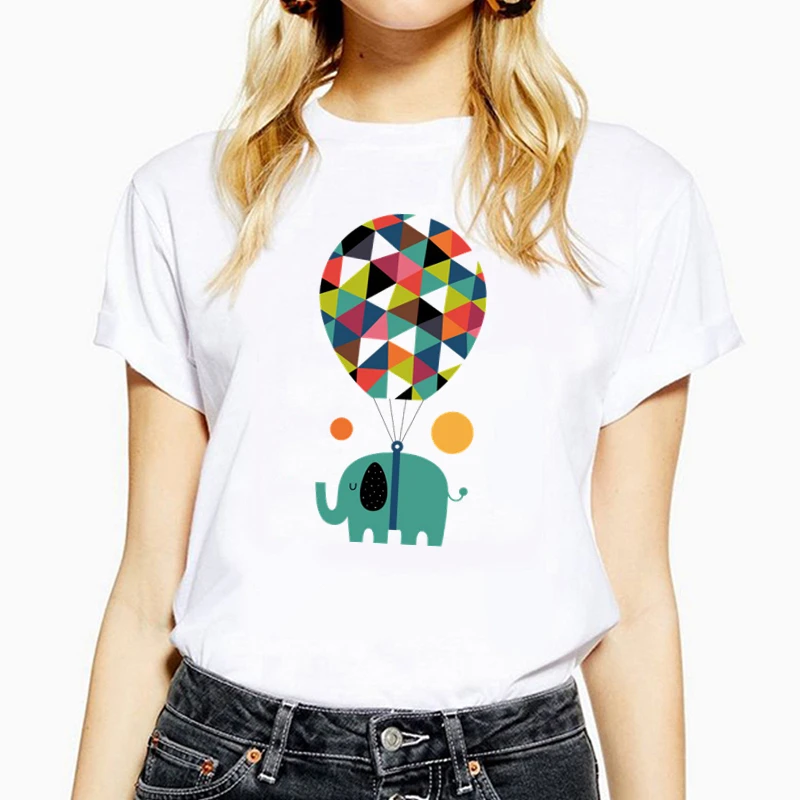 Women's Short Sleeve O-Neck T-Shirt, Cute Cartoon Top, Ladies White Fashion Tops
Women's Short Sleeve O-Neck T-Shirt, Cute Cartoon Top, Ladies White Fashion Tops