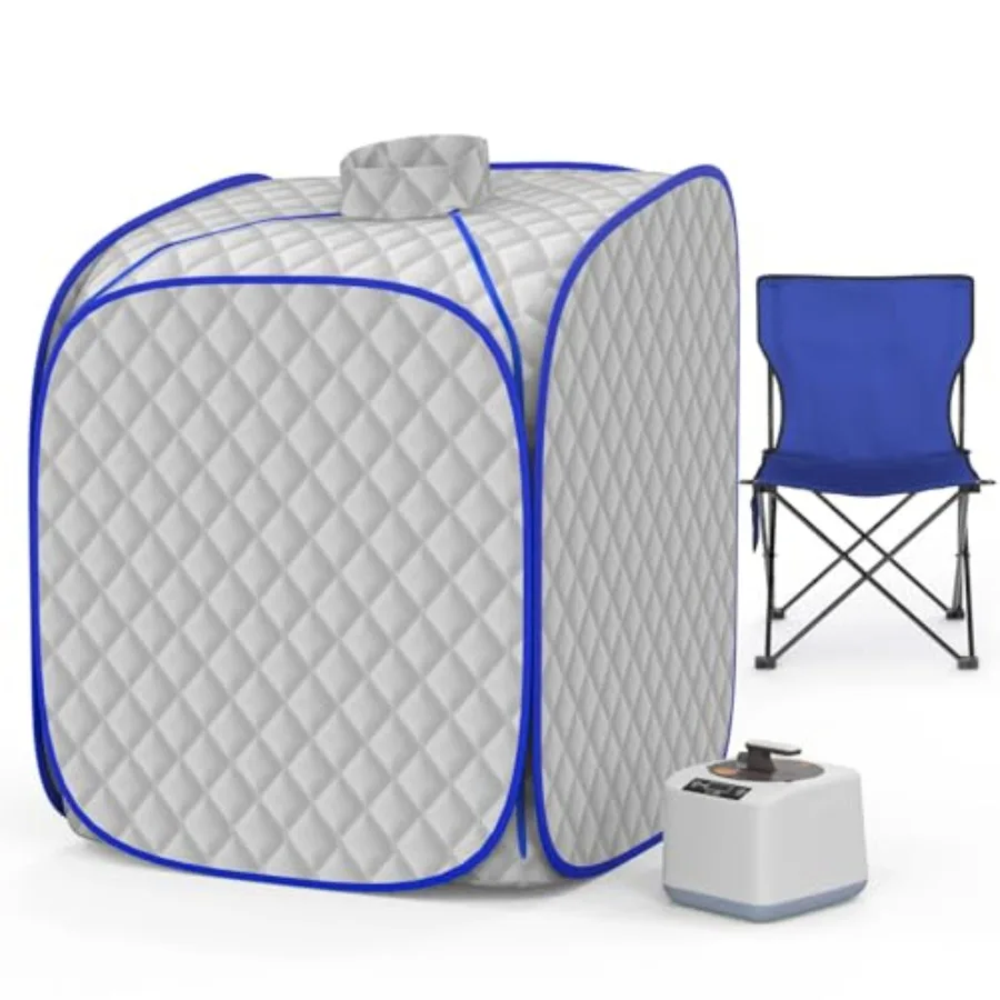 FniOk Portable Steam Sauna Box at Home 9 Levels Heating Sauna Tent for Home with Steamer and Folding Chair Sauna Box for Relaxa
FniOk Portable Steam Sauna Box at Home 9 Levels Heating Sauna Tent for Home with Steamer and Folding Chair Sauna Box for Relaxa