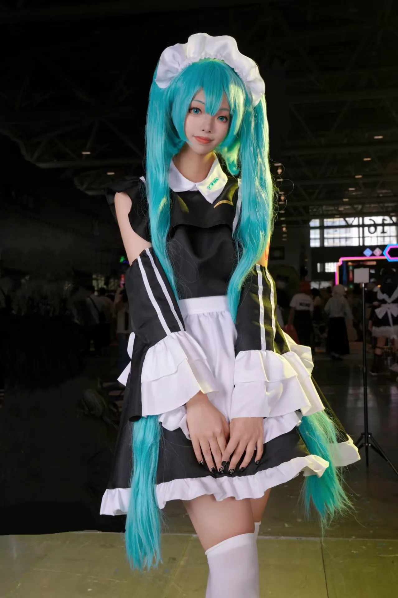 Anime mi ku Black White Maid Dress Short Sleeve Cosplay Outfit for Party
Anime mi ku Black White Maid Dress Short Sleeve Cosplay Outfit for Party