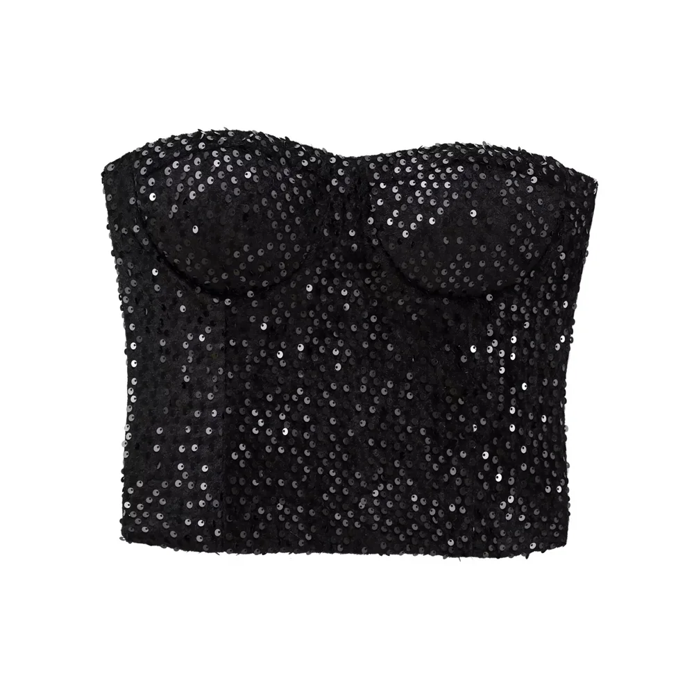 2024 RARF Winter New Product Women's Fashion Charm Bead Decoration One Word Chest Wrapping Top strapless
2024 RARF Winter New Product Women's Fashion Charm Bead Decoration One Word Chest Wrapping Top strapless