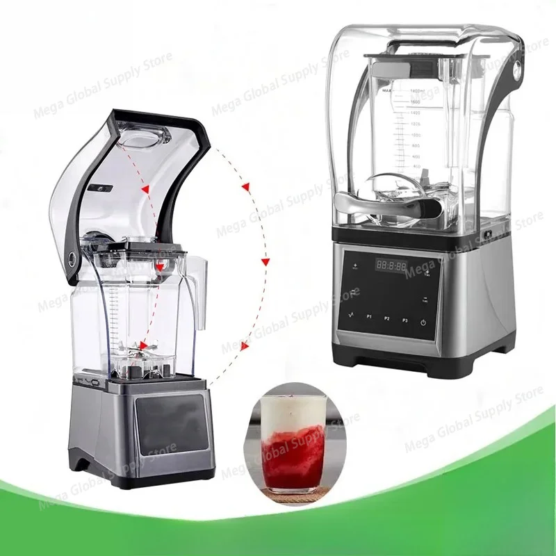 1800ml Heavy-Duty Soundproof Food Mixer with Touch Screen Juice Ice Blender Mixer Juicer 2200W Power Food Processor Ice Smoothie
1800ml Heavy-Duty Soundproof Food Mixer with Touch Screen Juice Ice Blender Mixer Juicer 2200W Power Food Processor Ice Smoothie