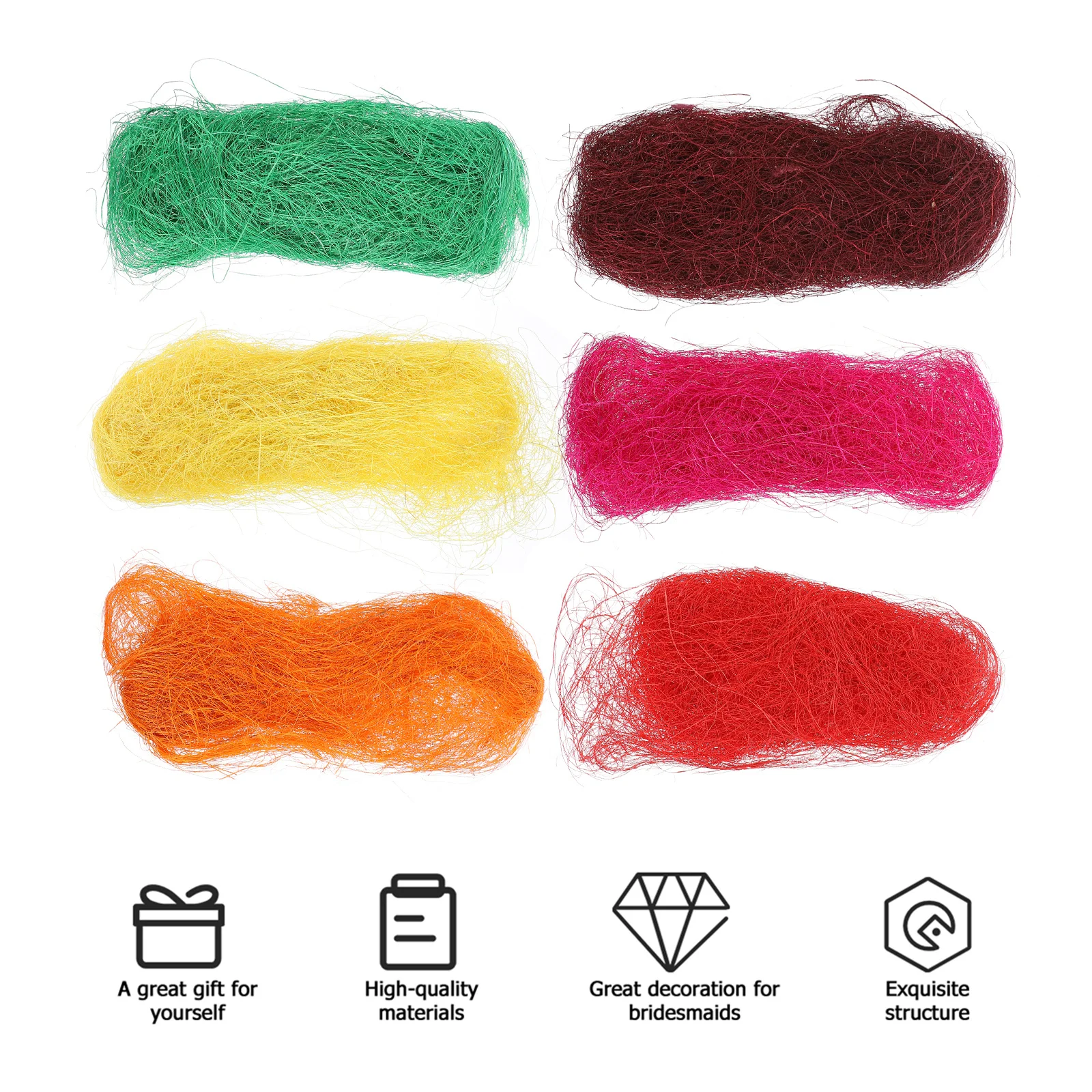 6Pcs Bird Nest DIY Crafting Material Natural Raffia Silk Ideal for Easter Decorations Gift Box Stuffing Flower Packing
6Pcs Bird Nest DIY Crafting Material Natural Raffia Silk Ideal for Easter Decorations Gift Box Stuffing Flower Packing