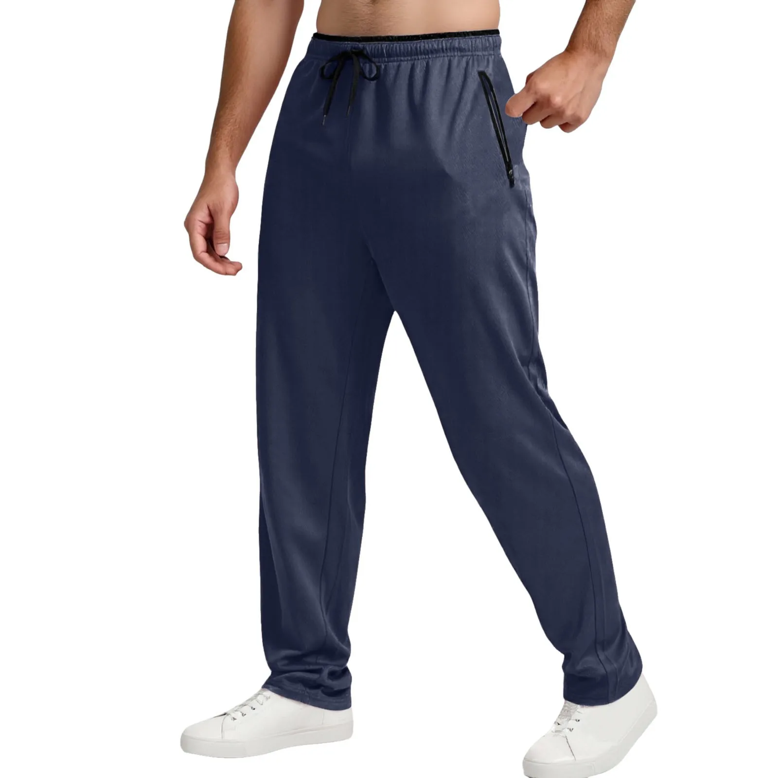 Men's Drawstring Track Pants Zipper Pocket Casual Sporty Jogging Trousers Men's Lightweight Sweatpants Breathable Athletic Pants
Men's Drawstring Track Pants Zipper Pocket Casual Sporty Jogging Trousers Men's Lightweight Sweatpants Breathable Athletic Pants