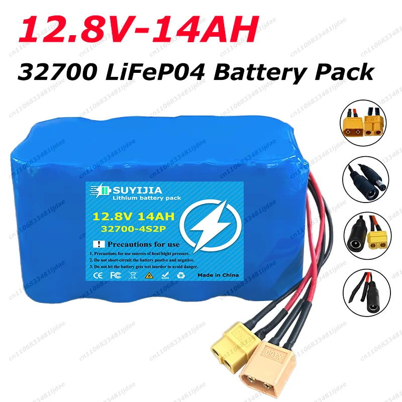 12.8V 14Ah 32700 Lifepo4 Battery Pack 4S2P Battery with BMS for Electric Boats Drones Toy Cars Etc Uninterruptible Power Supply
12.8V 14Ah 32700 Lifepo4 Battery Pack 4S2P Battery with BMS for Electric Boats Drones Toy Cars Etc Uninterruptible Power Supply