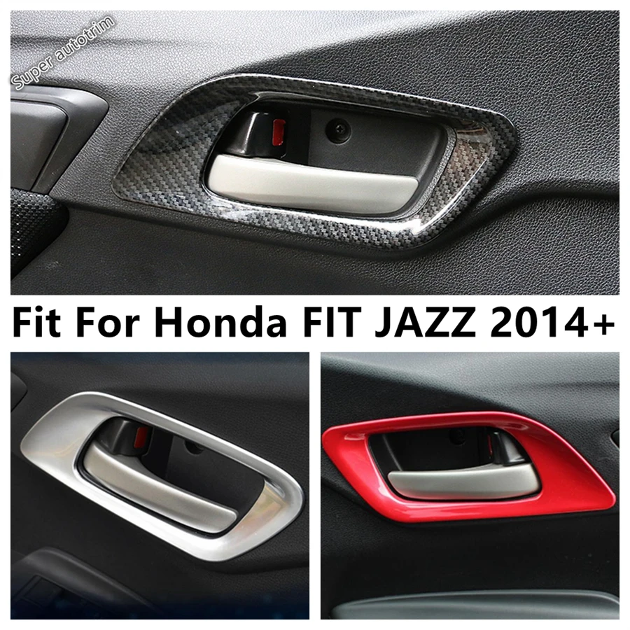 Car Inner Door Handle Bowl Protector Frame Cover Trim For Honda FIT JAZZ 2014 - 2020 ABS Carbon Fiber / Matte / Red Accessories
Car Inner Door Handle Bowl Protector Frame Cover Trim For Honda FIT JAZZ 2014 - 2020 ABS Carbon Fiber / Matte / Red Accessories