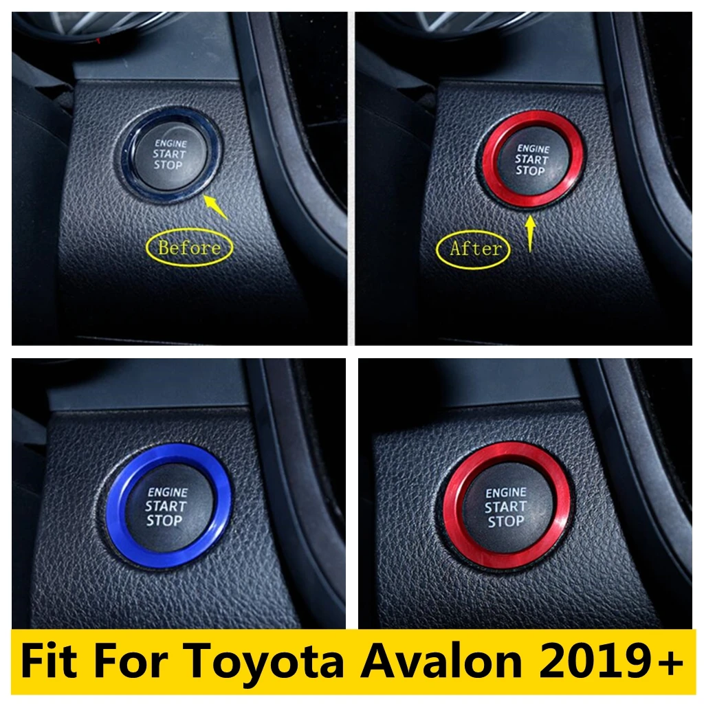 Start Stop Engine Push Button Key Ring Cover Kit Trim For Toyota Avalon 2019 - 2023 Red / Blue Metal Interior Accessories
Start Stop Engine Push Button Key Ring Cover Kit Trim For Toyota Avalon 2019 - 2023 Red / Blue Metal Interior Accessories