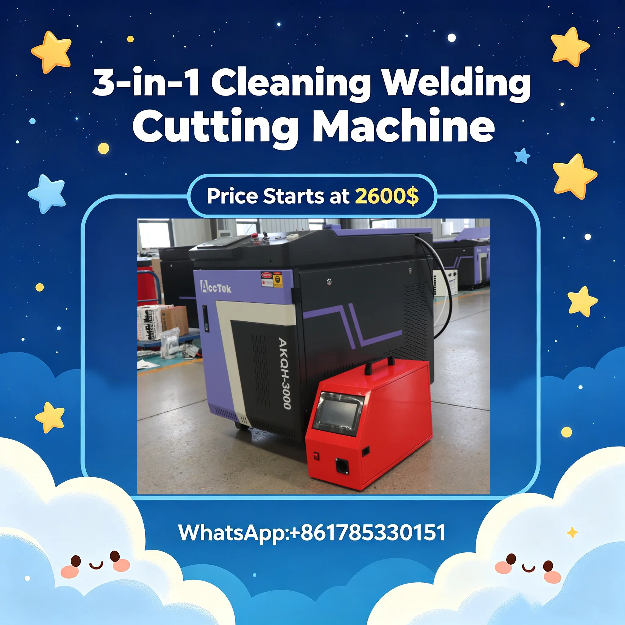 2000W Welding Fiber Laser Rust Removal Machine Clean Rusty Metal
2000W Welding Fiber Laser Rust Removal Machine Clean Rusty Metal