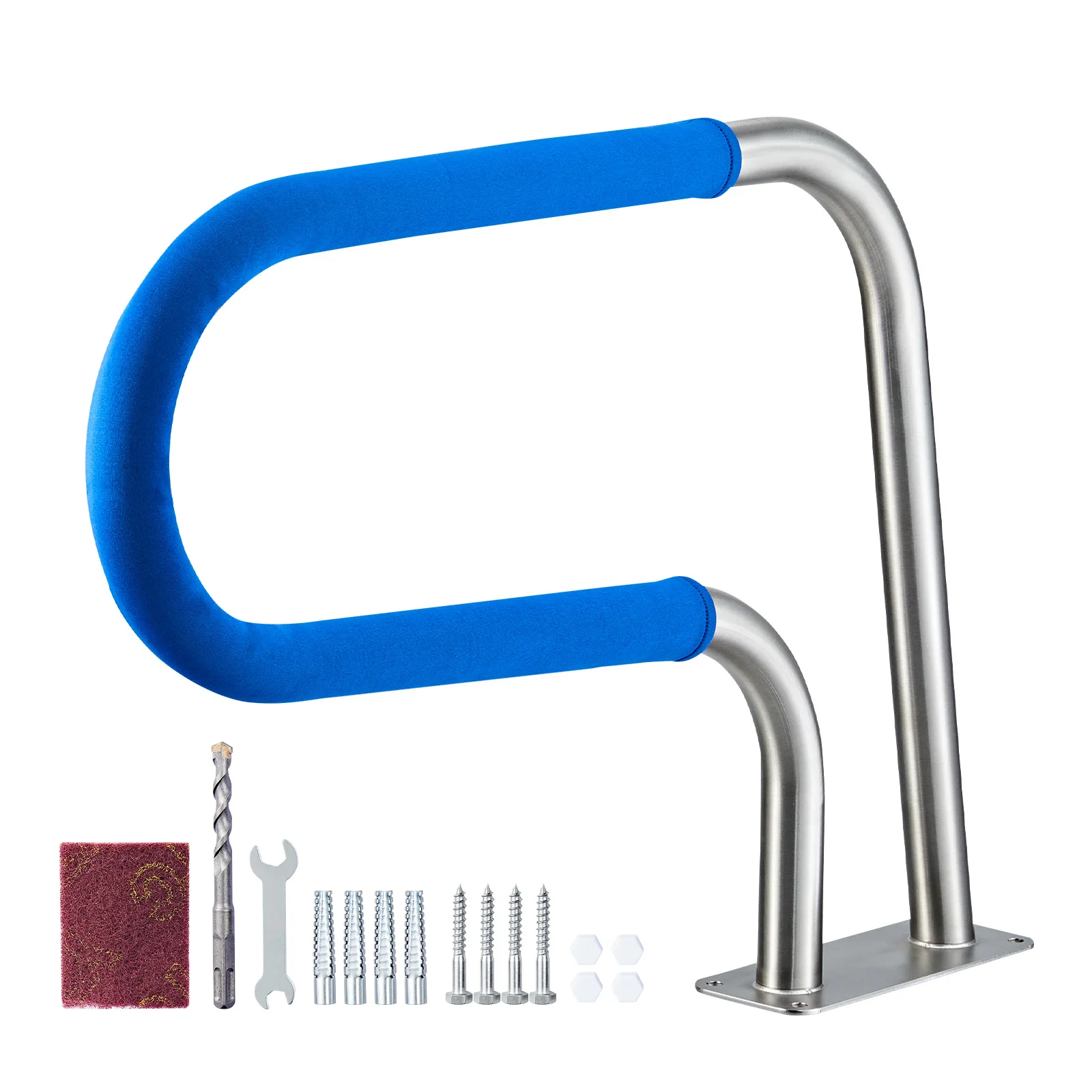 SucceBuy Pool Rail 31 x 22 inch 220 lbs 304 Stainless Steel Swimming Handrail Detachable Nonslip Sleeve for Poolside Water Park
SucceBuy Pool Rail 31 x 22 inch 220 lbs 304 Stainless Steel Swimming Handrail Detachable Nonslip Sleeve for Poolside Water Park
