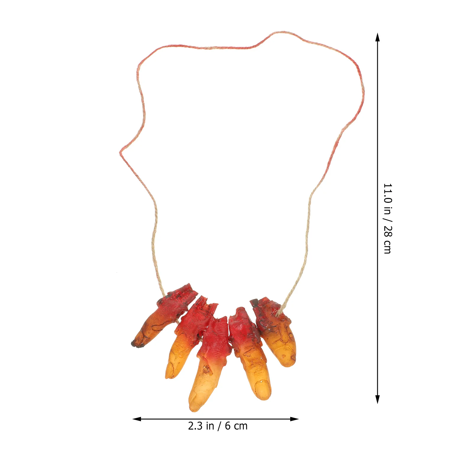 Zombie Finger Necklace Halloween Scary Party Accessory Fake Fingers Broken Spooky
Zombie Finger Necklace Halloween Scary Party Accessory Fake Fingers Broken Spooky