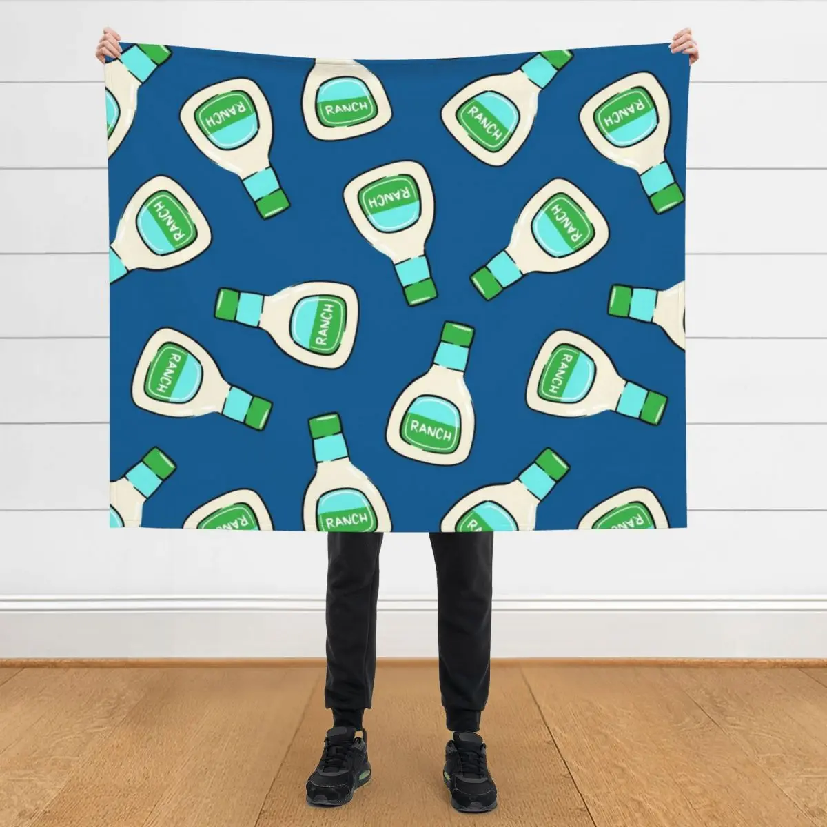 Ranch - salad dressing bottle (blue) Throw Blanket warm for winter For Decorative Sofa Large Blankets
Ranch - salad dressing bottle (blue) Throw Blanket warm for winter For Decorative Sofa Large Blankets