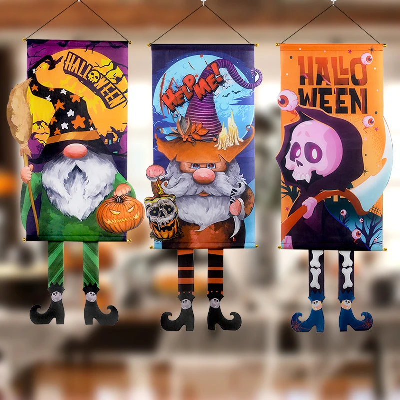 Halloween Hanging Banner Flag Faceless Doll Skull Printed Flag for Door Window Wall Ornaments Halloween Party Decoration Supplie
Halloween Hanging Banner Flag Faceless Doll Skull Printed Flag for Door Window Wall Ornaments Halloween Party Decoration Supplie